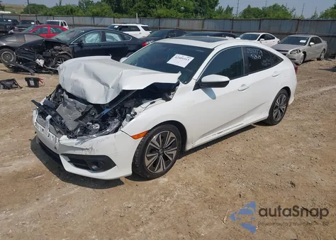 2017 Honda Civic Ex-T from USA, damaged, VIN 19XFC1F38HE011436